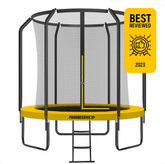 Trambulina Copii de gradina Premium Flex™ Super 240 CM cu scara inclusa, model 2024